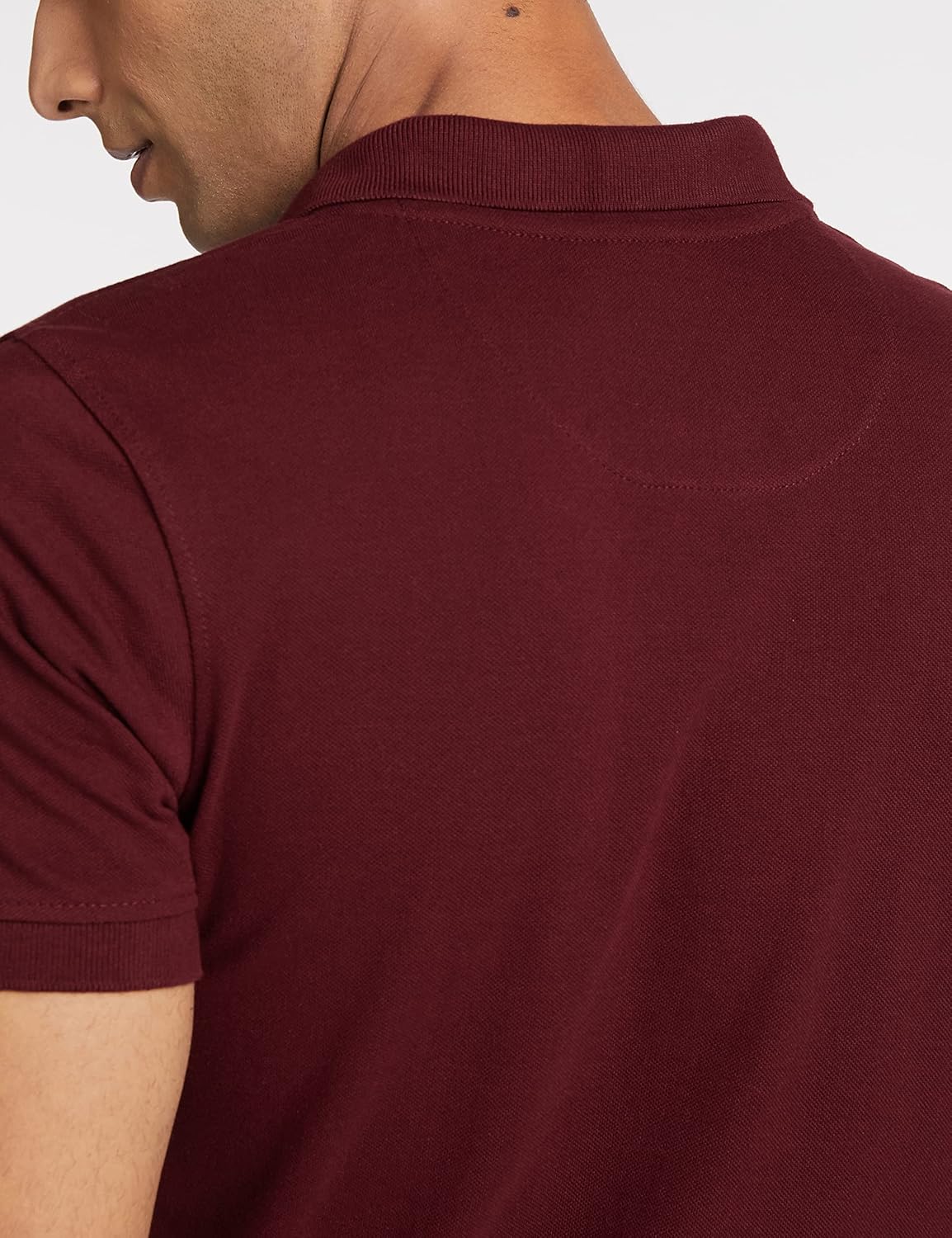 Knite Wolf Men’s Solid Maroon Polo T-Shirt – Premium Casual Fit