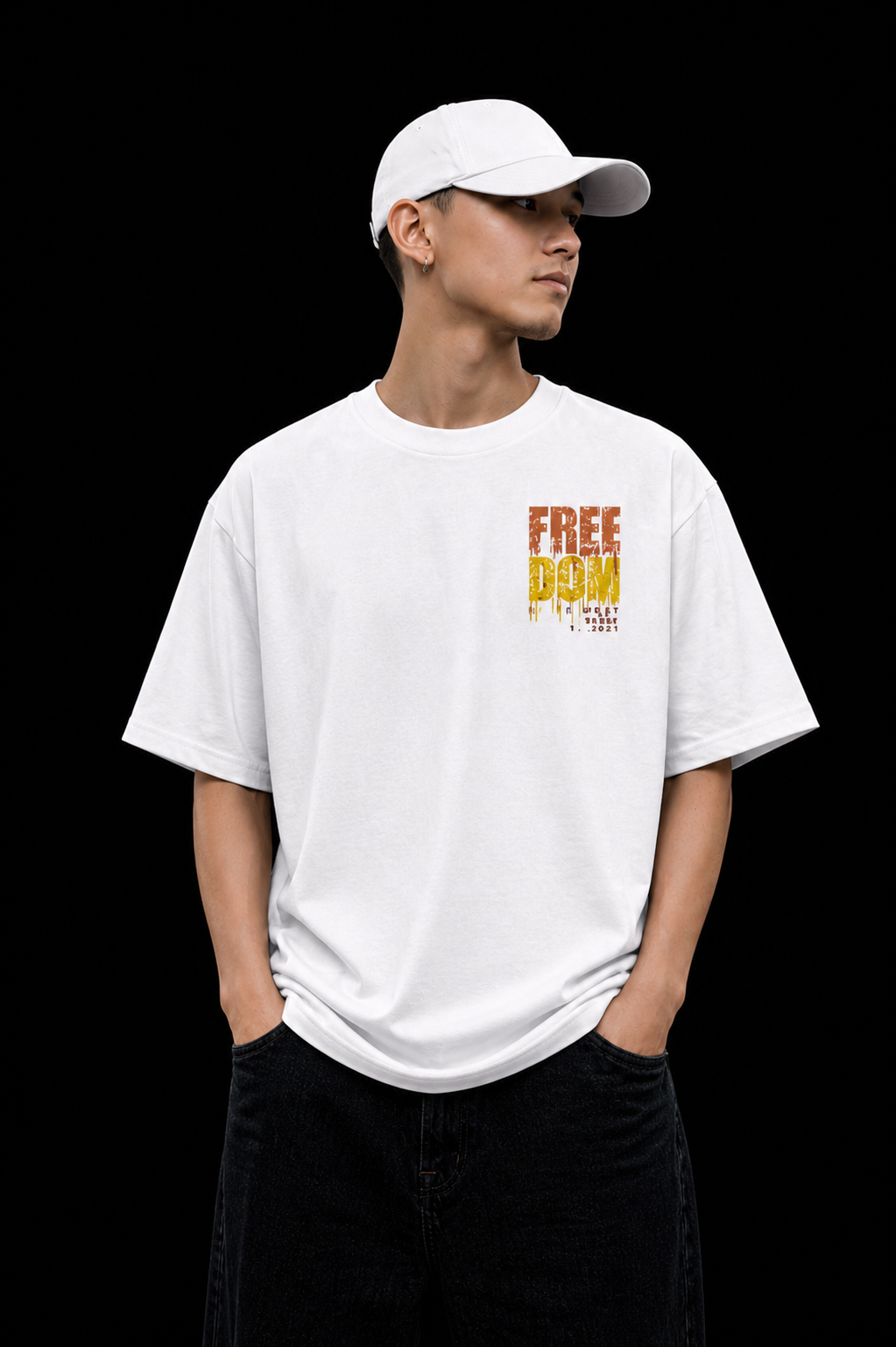 Free Dom Oversized T-shirt | Knite Wolf
