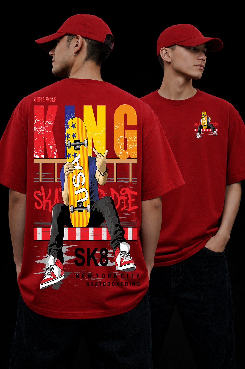King Of Skate Oversized Tee