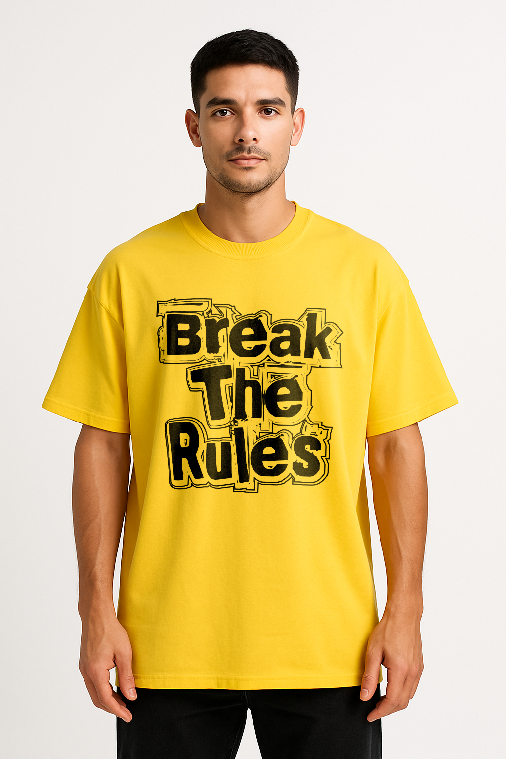Break The Rules Typography Tee | Knite Wolf