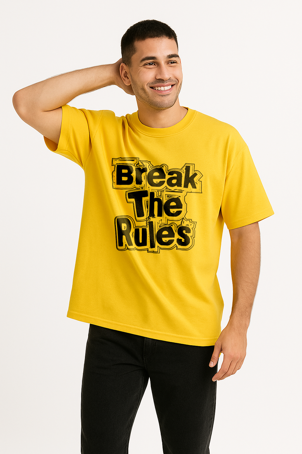 Break The Rules Typography Tee | Knite Wolf