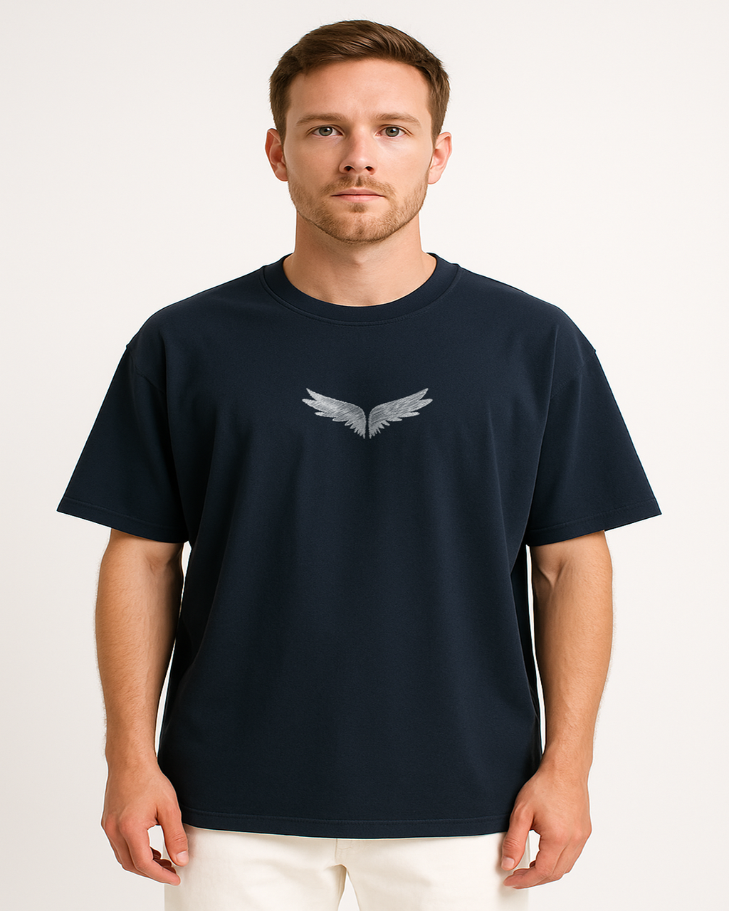 Wings Back Print Streetwear Tee |Knite Wolf