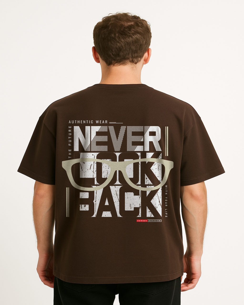 Never Look Back Streetwear Tee | Knite Wolf