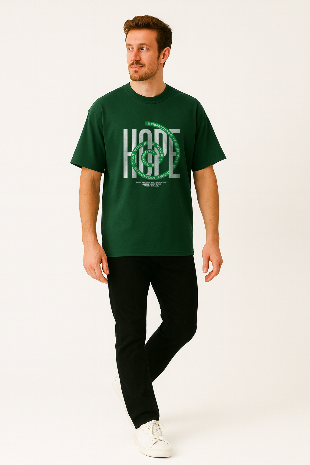 Hope Typography Streetwear Tee | Knite Wolf