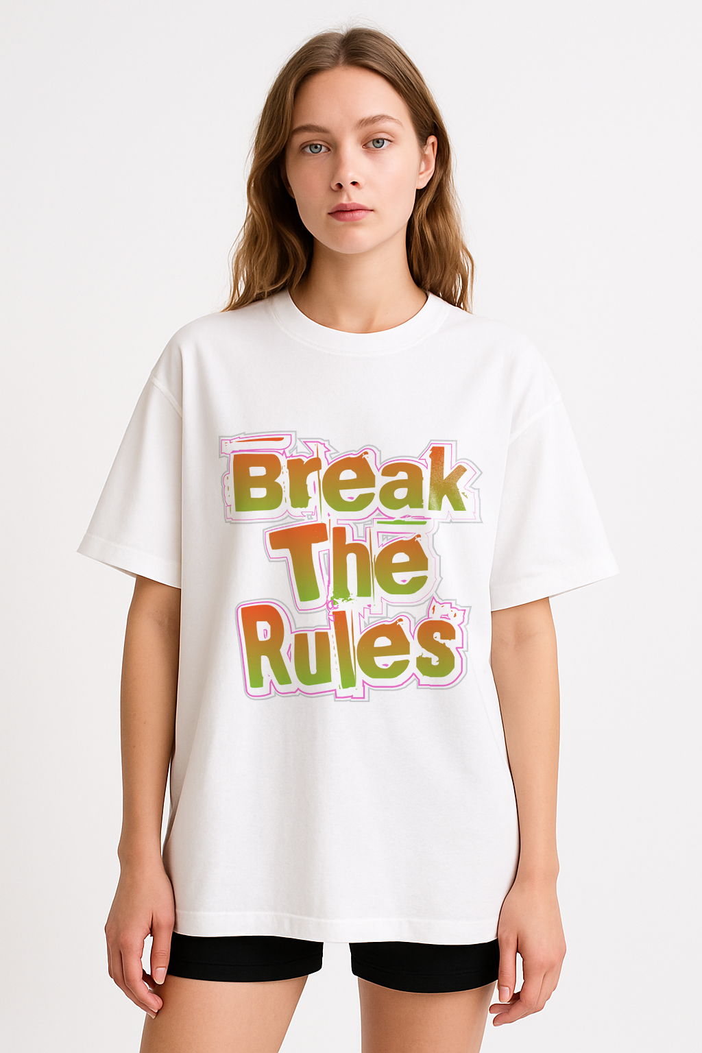 Break The Rules Casual Streetwear Tee