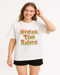Break The Rules Casual Streetwear Tee