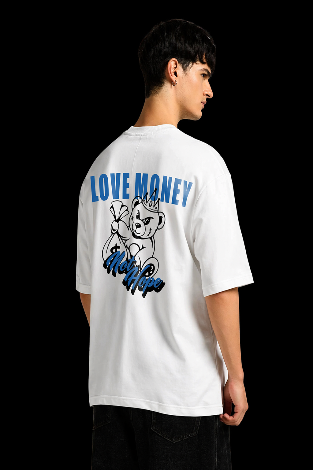 Love Money Oversized T-shirt | Knite Wolf
