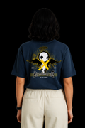 Dark Angel Streetwear Women Oversized T-shirt | Knite Wolf