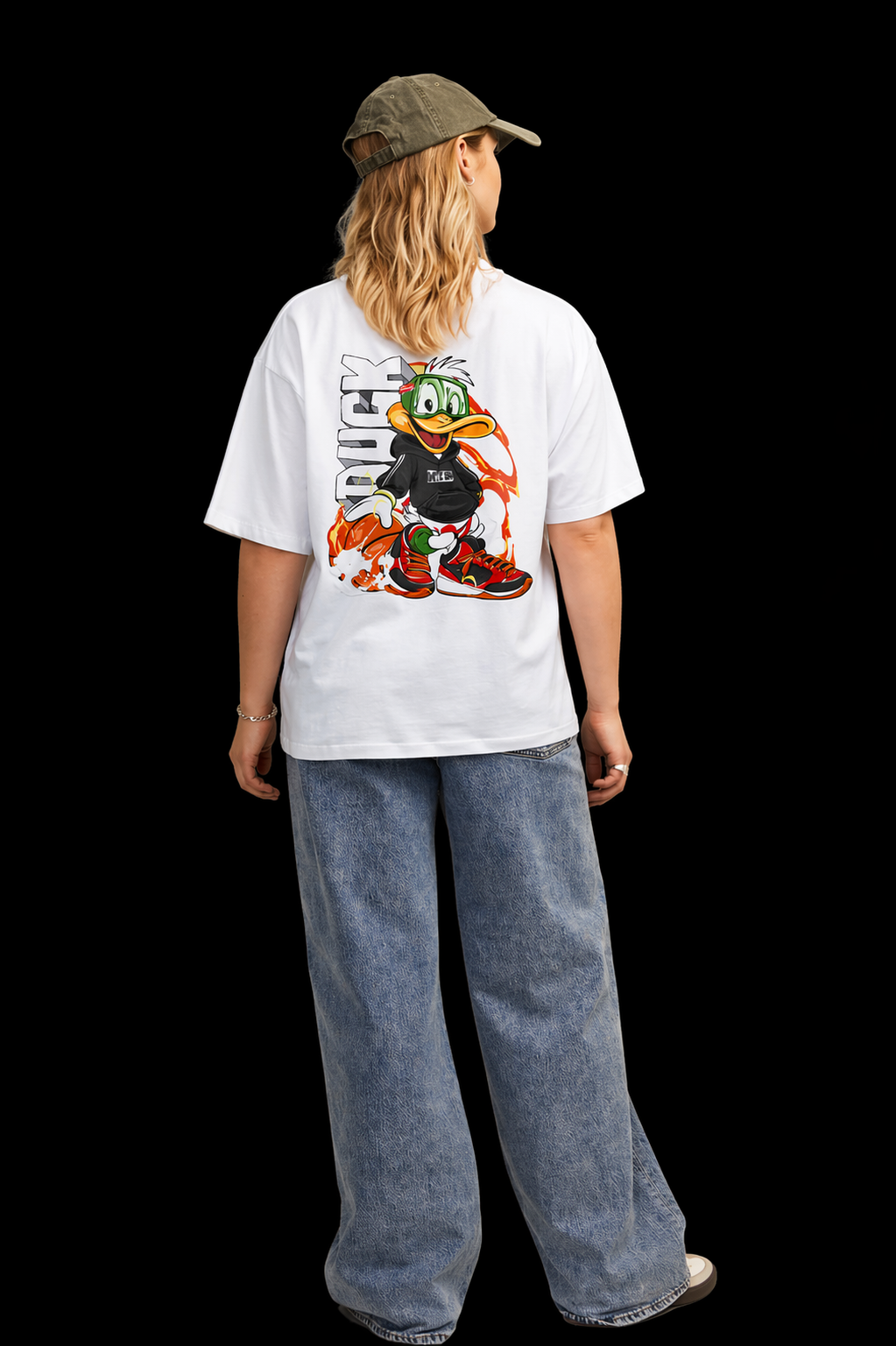 Duck Vibes Women Oversized T-shirt | Knite Wolf