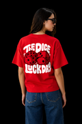 Lucky Dice Women Oversized T-shirt | Knite Wolf