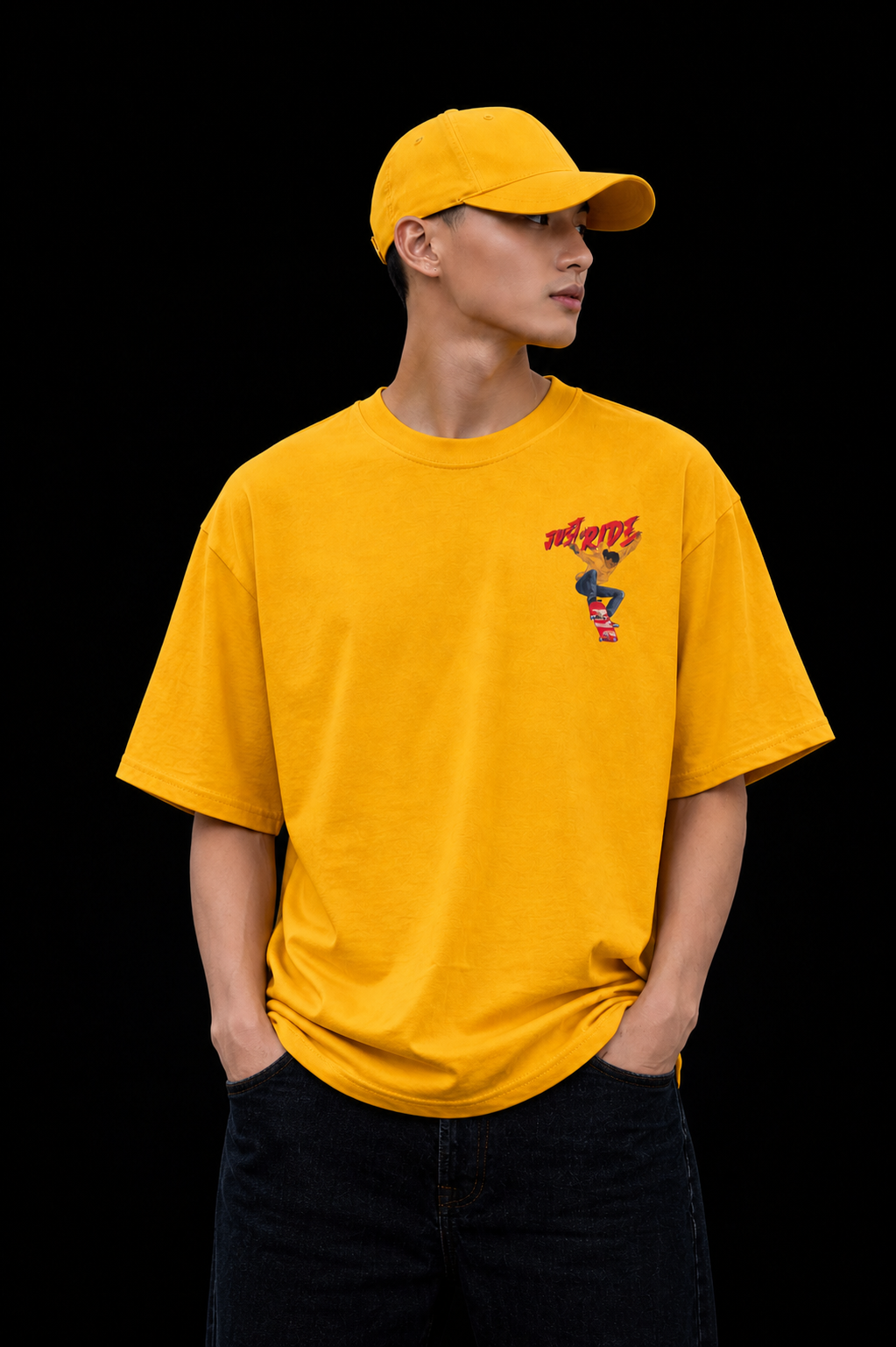 Street Style Skateboard Oversized Tee