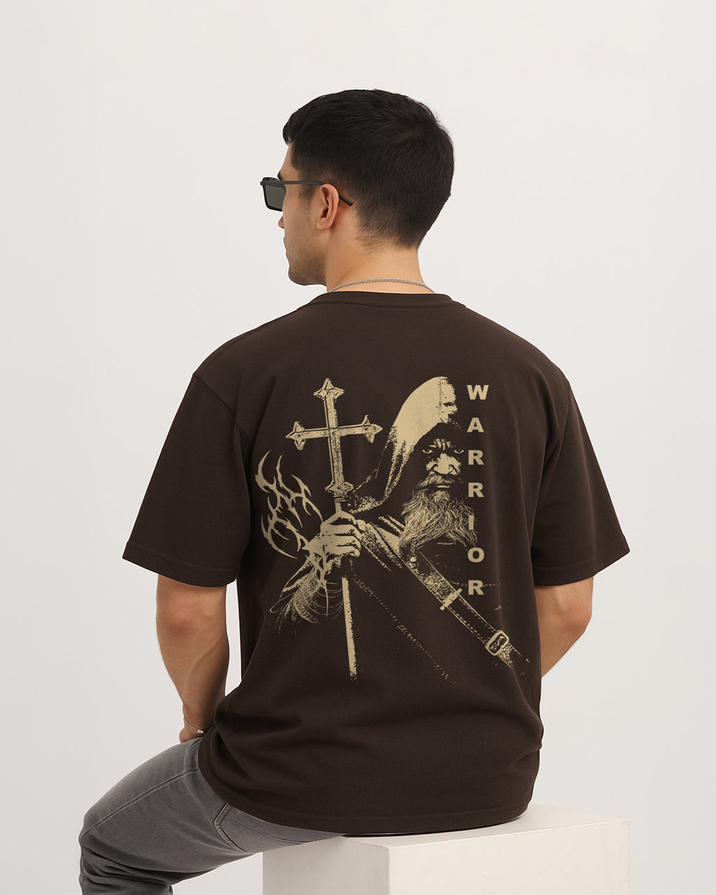 Warrior Streetwear Back Print Tee | Knite Wolf