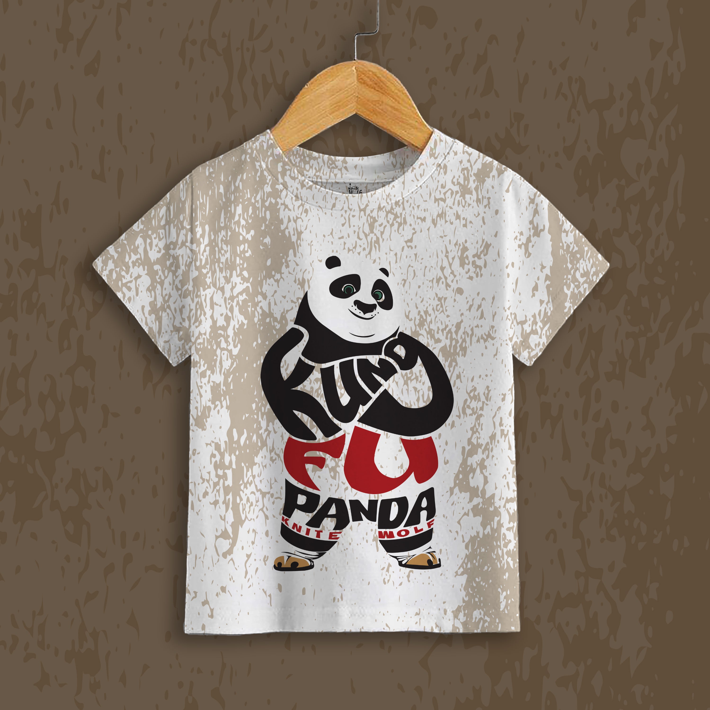 Kids' Printed T-Shirt – Cute Panda Print