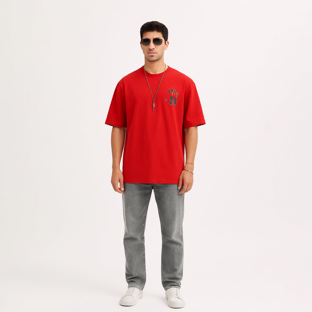 Fashion Studio Streetwear Back Print Tee | Knite Wolf