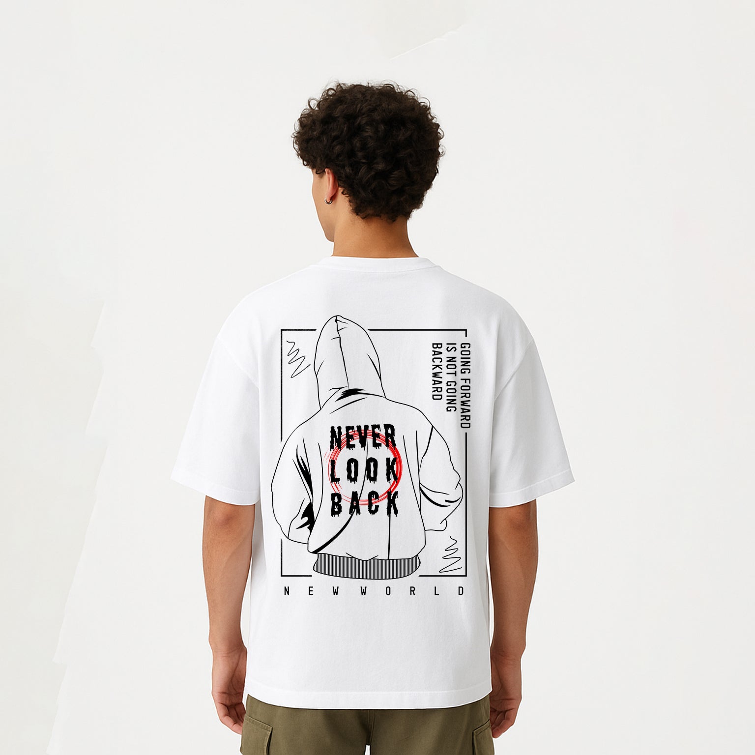 Never Look Back Streetwear Tee | Knite Wolf