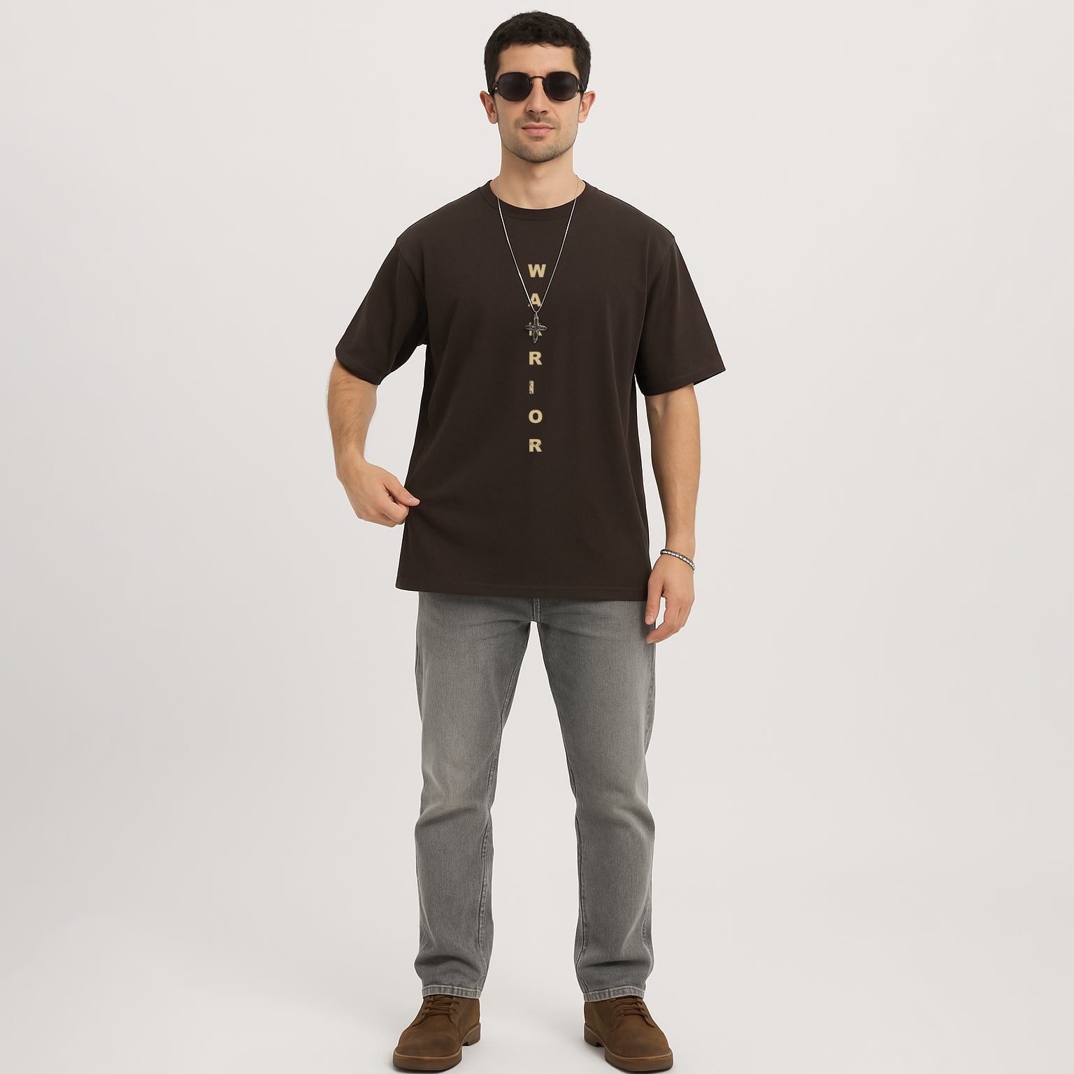 Warrior Streetwear Back Print Tee | Knite Wolf