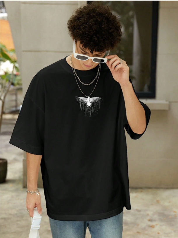 Dark Eagle Oversized T-shirt | Knite Wolf
