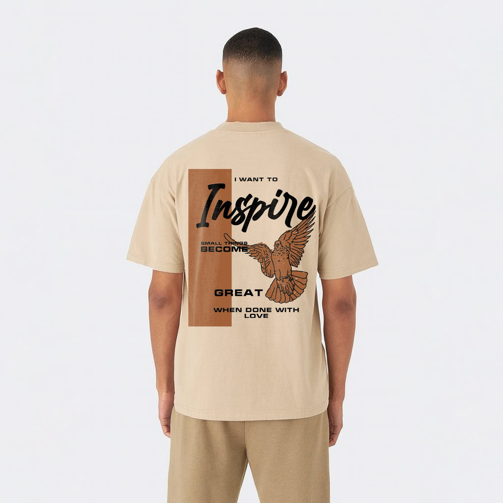 Inspire Streetwear Back Print Tee | Knite Wolf