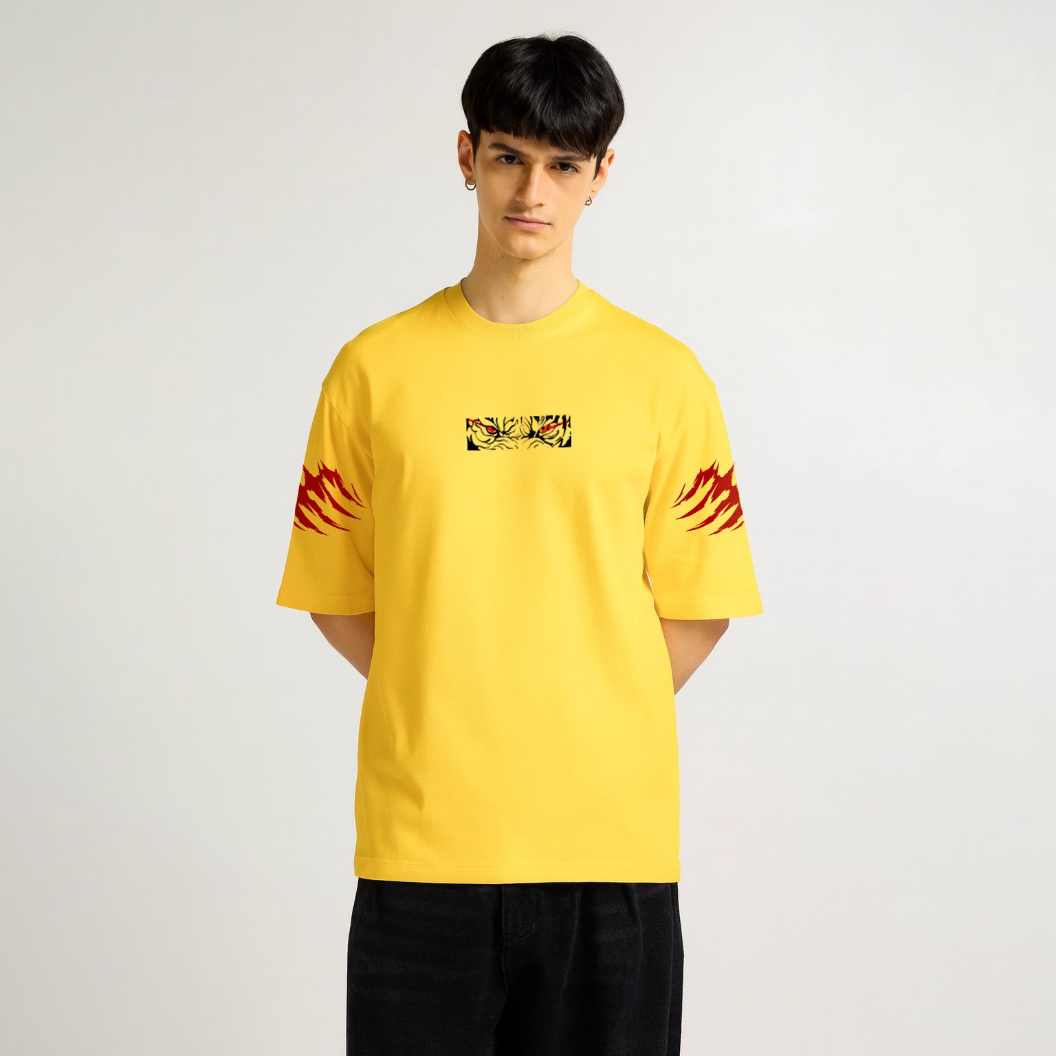 Tiger Streetwear Back Print Tee | Knite Wolf