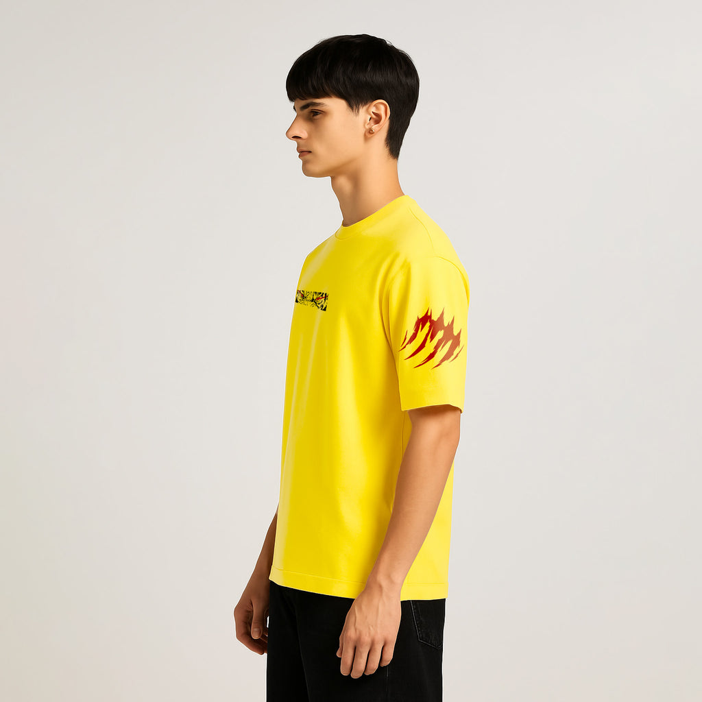 Tiger Streetwear Back Print Tee | Knite Wolf