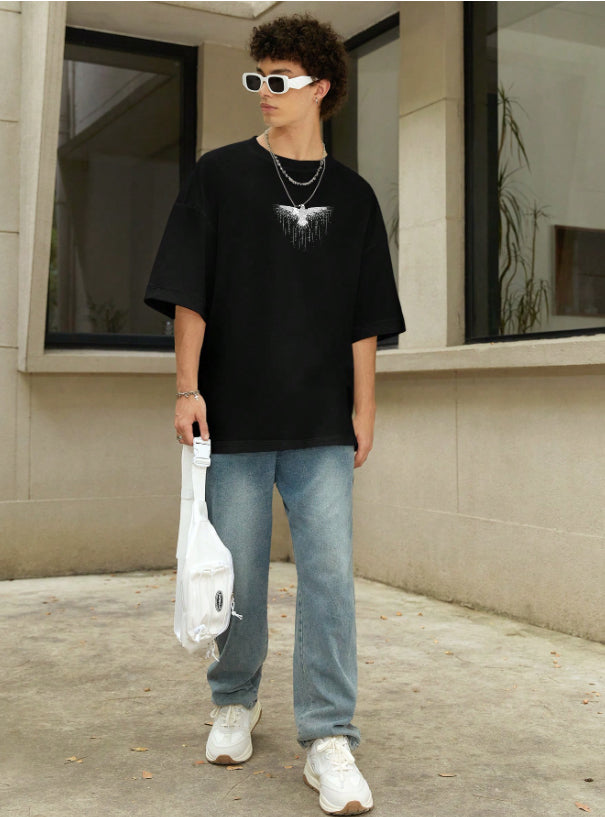 Dark Eagle Oversized T-shirt | Knite Wolf