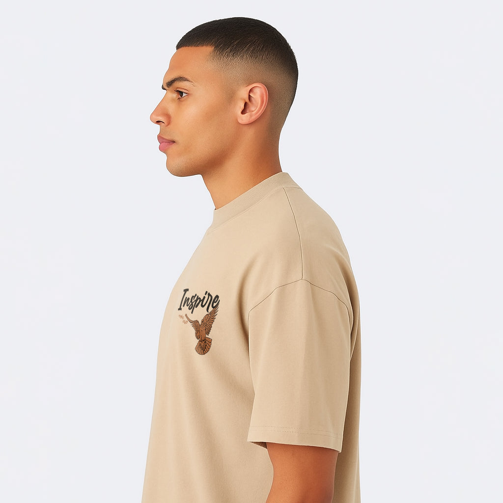 Inspire Streetwear Back Print Tee | Knite Wolf