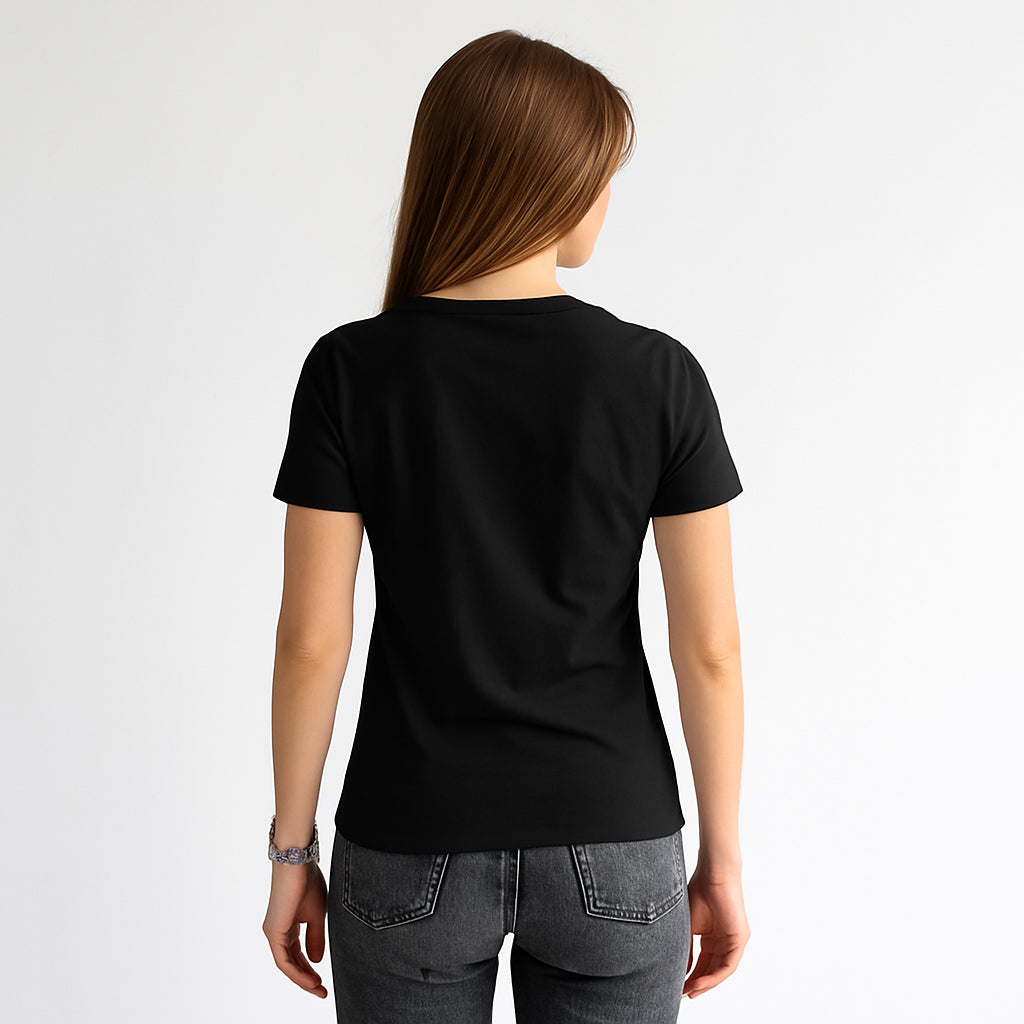 Women’s “Enjoy Your Day” Graphic T-Shirt – Cute Floral Print Tee