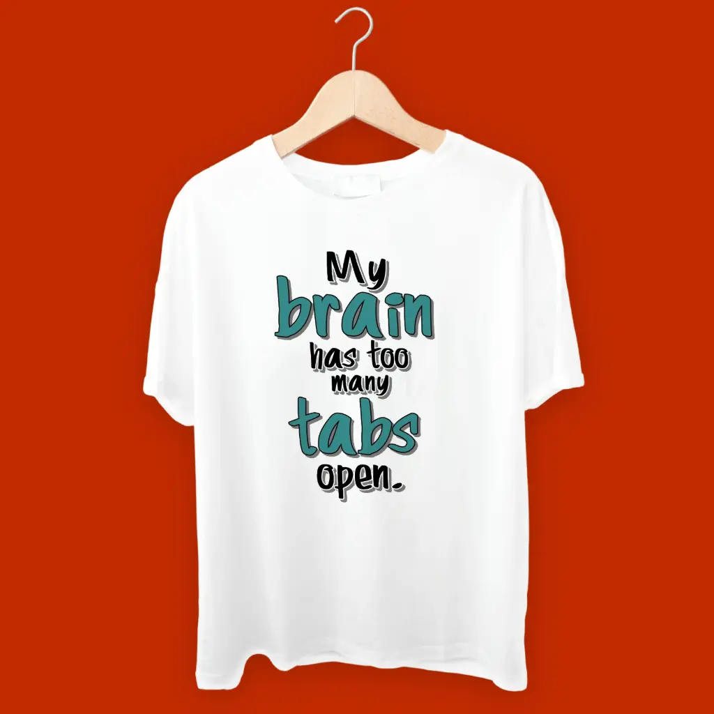 Braintab Men Solid Round Neck T-Shirt 