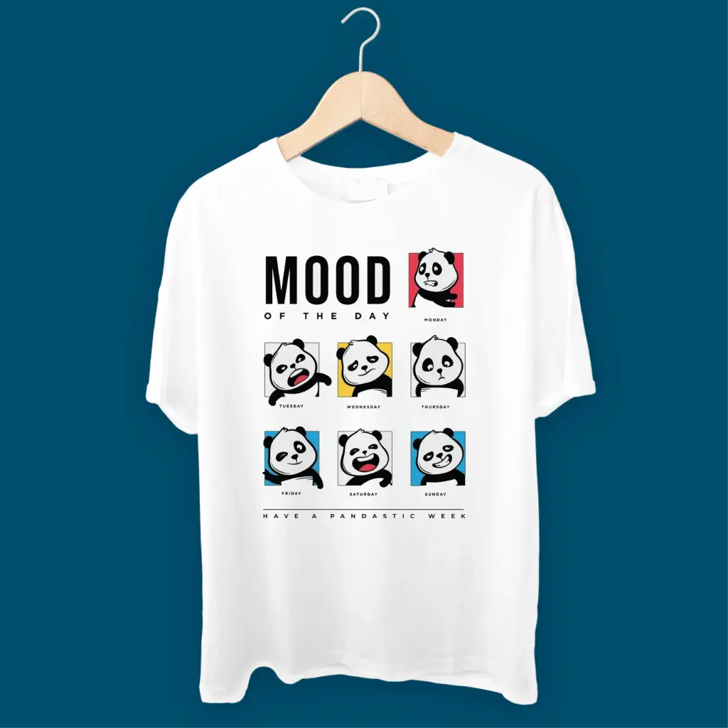 Mood Men Solid Round Neck T-Shirt 