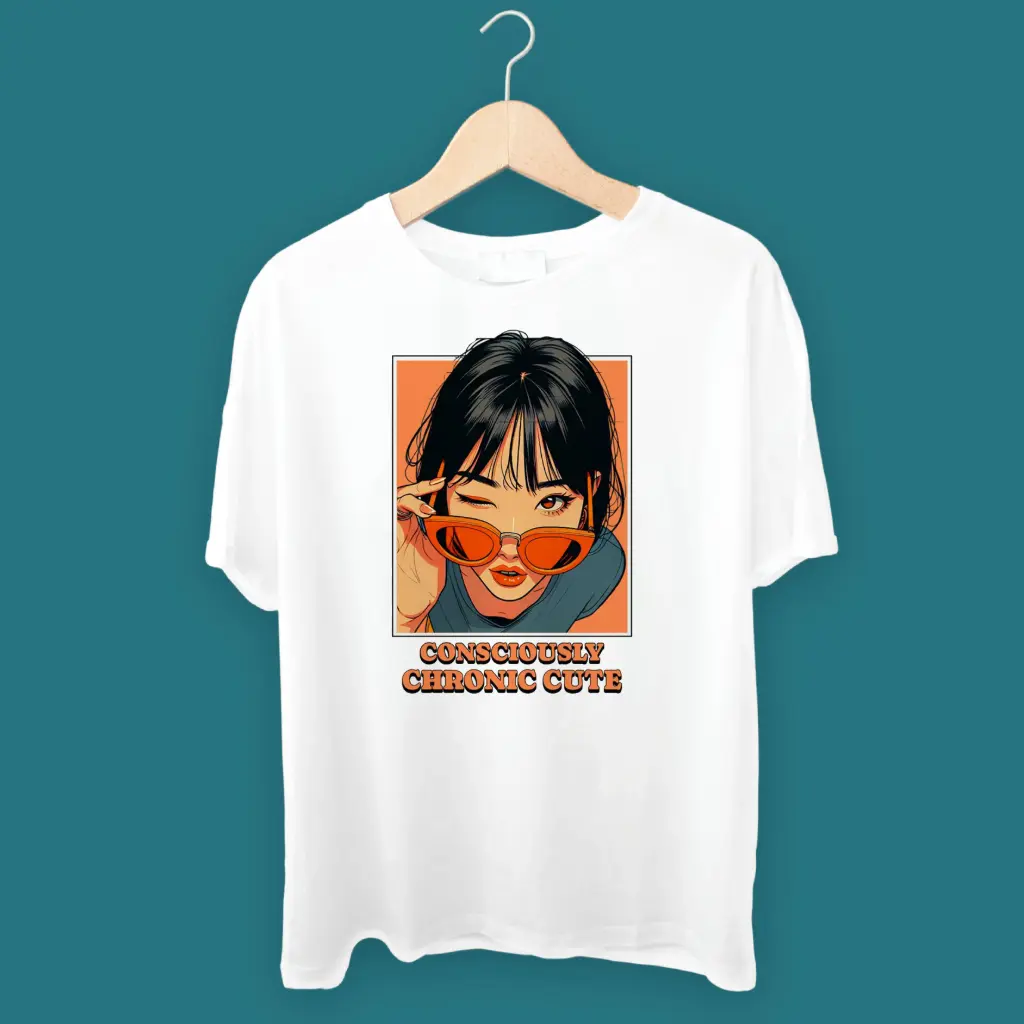 Thuglady Men Solid Round Neck T-Shirt 