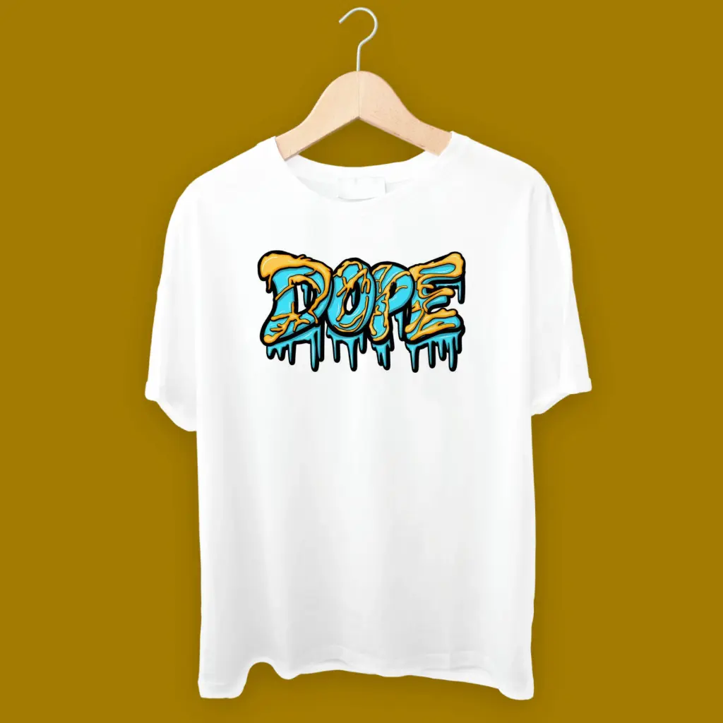 Dope Men Solid Round Neck T-Shirt 