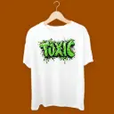 Toxic Men Solid Round Neck T-Shirt 