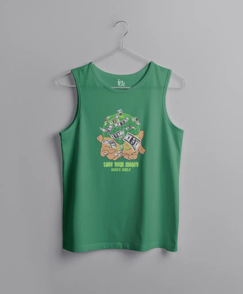 Save Your Money Sleeveless Tank – Knite Wolf Streetwear