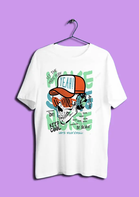 Knite Wolf Graphic Print T-Shirt - Soft Fabric, Trendy Design (Only ₹99)
