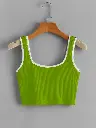 Knite wolf Women's crop top Scoop Neck Pista