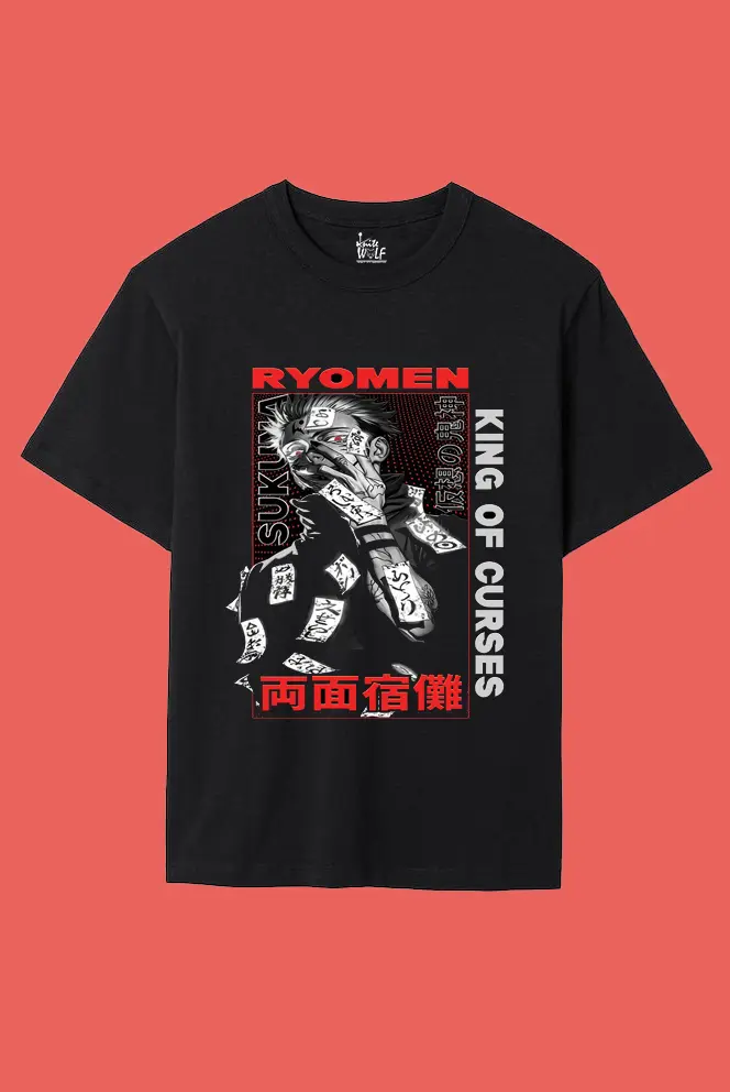 🔥 Knite Wolf – High-Impact Graphic Print | 100% Cotton | 180 GSM