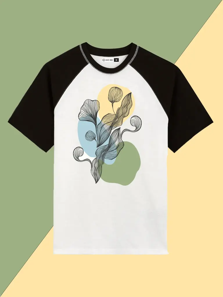 Knite Wolf Raglan Graphic Tees – Style, Comfort & Performance!