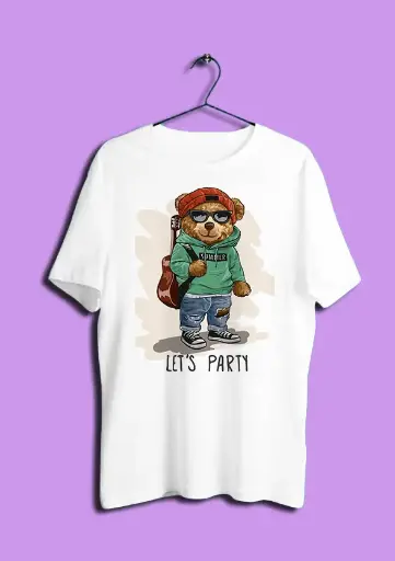 [DESIGN 8] Knite Wolf Graphic Print T-Shirt - Soft Fabric, Trendy Design (Only ₹99)