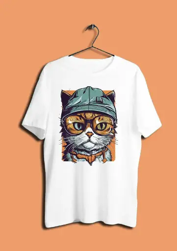 [DESIGN 14] Knite Wolf Graphic Print T-Shirt - Soft Fabric, Trendy Design (Only ₹99)