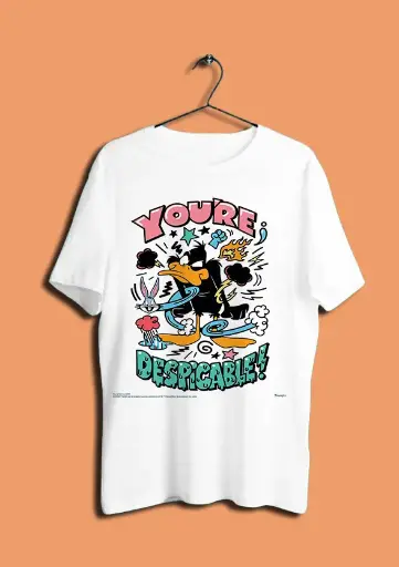 [DESIGN 19] Knite Wolf Graphic Print T-Shirt - Soft Fabric, Trendy Design (Only ₹99)
