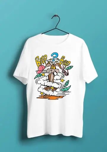 [DESIGN 22] Knite Wolf Graphic Print T-Shirt - Soft Fabric, Trendy Design (Only ₹99)