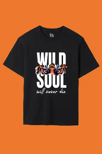 🔥 Knite Wolf – High-Impact Graphic Print | 100% Cotton | 180 GSM