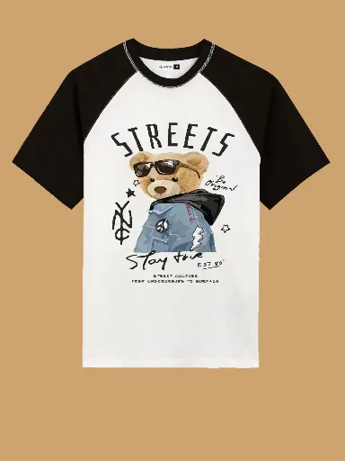 Knite Wolf Raglan Graphic Tees – Style, Comfort & Performance!