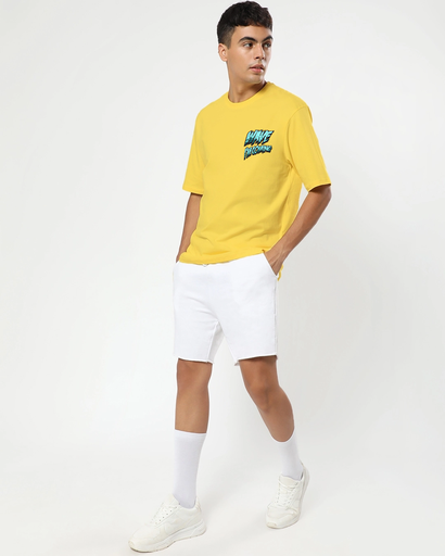 Knite Wolf Premium oversize T-shirt Yellow