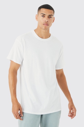 Knite wolf Men's oversize White T-shirt  Premium 180 Gsm Goku son edition